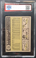 Load image into Gallery viewer, 1961 Topps Slabbed Bob Clemente Baseball Card KSA Graded NM-7 Pittsburgh Pirates