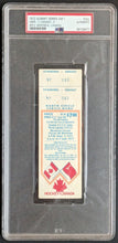 Load image into Gallery viewer, 1972 Summit Series Game 1 PSA Slabbed Full Ticket Team Canada vs USSR Hockey VTG