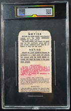 Load image into Gallery viewer, 1951 World Series Game 2 Ticket New York Yankees Vs New York Giants iCert Vtg
