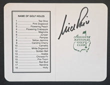 Load image into Gallery viewer, Augusta National Golf Club Nick Price Signed Scorecard JSA Authenticated