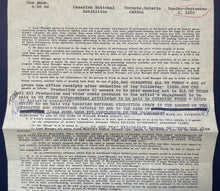 Load image into Gallery viewer, Diana Ross Signed Concert Contract Toronto Exhibition Stadium Autographed LOA