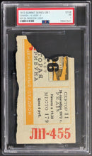 Load image into Gallery viewer, 1972 Summit Series Game 7 PSA Slabbed Full Ticket Team Canada vs USSR Hockey VTG
