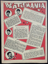 Load image into Gallery viewer, 1964 Vintage The Beatles Magazine Charlton Publications Program Pop & Rock Music