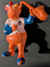 Load image into Gallery viewer, Set Of 4 MLB Montreal Expos Mascot Youppi PVC Figures 1986 Gulf Canada Gas Vtg
