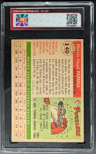 Load image into Gallery viewer, 1955 Mel Parnell Boston Red Sox Topps Baseball Card #140 Graded KSA 3.5 VG+