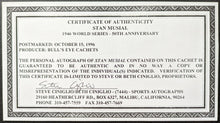 Load image into Gallery viewer, Stan Musial Autographed Signed 1946 World Series Postal Cachet MLB Baseball COA
