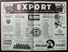 Load image into Gallery viewer, 1964 Stanley Cup Finals Game 1 Program + Ticket Stub Maple Leafs Red Wings Vtg