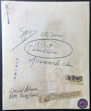 Load image into Gallery viewer, 1967 Arnold Palmer Type 1 Photo x3 Denver Post Stamped PGA Tour Meetings Golf