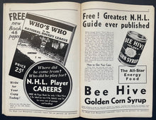 Load image into Gallery viewer, 1937 Toronto Maple Leafs Program Detroit Red Wings Hockey NHL Syl Apps Vintage
