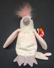 Load image into Gallery viewer, Ty Beanie Babies KuKu White Cockatoo Error Tag Version Plush Toy Vintage