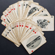 1905 Grand Trunk Railway Systems Full Deck Playing Cards Vintage Canadian Scenes