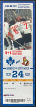 Load image into Gallery viewer, 2012 NHL Hockey Toronto Maple Leafs Ottawa Senators Phantom Ticket Henderson