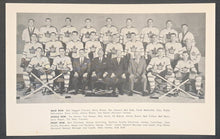 Load image into Gallery viewer, 1959-60 Toronto Maple Leafs Team Issued Postcard Tim Horton Red Kelly NHL Hockey