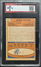 Load image into Gallery viewer, 1974-75 O-Pee-Chee #195 Denis Potvin Rookie Card NHL Slabbed + Graded 3 VG KSA