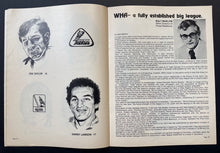 Load image into Gallery viewer, 1975 WHA 3rd Annual All Star Game Program At Edmonton Coliseum World Hockey