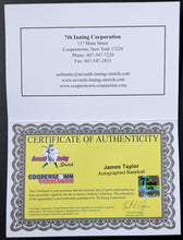 Load image into Gallery viewer, James Taylor Signed Autographed MLB Baseball Seventh Inning Stretch COA Grammy