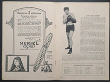Load image into Gallery viewer, 1923 World Heavyweight Boxing Championship Fight Program Jack Dempsey Luis Firpo