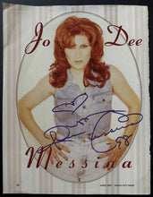 Load image into Gallery viewer, 1998 American Country Singer Jo Dee Messina Autographed Signed Page Music