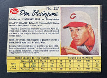 Load image into Gallery viewer, 1962 Post Canadian Cereal Don Blasingame Cincinnati Reds Baseball Card MLB