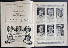 Load image into Gallery viewer, 1943 World Series Program St. Louis Cardinal New York Yankees Games 3 + 4+ 5 MLB