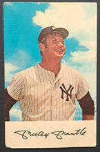 Load image into Gallery viewer, 1971 Mickey Mantle New York Yankees Dexter Press Schedule Postcard MLB Vtg
