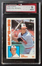 Load image into Gallery viewer, 1984 Topps MLB #490 Cal Ripken Baltimore Orioles Baseball Card KSA Vintage