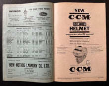 Load image into Gallery viewer, 1964 Stanley Cup Finals Game 1 Program + Ticket Stub Maple Leafs Red Wings Vtg