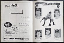 Load image into Gallery viewer, 1951 MLB All Star Game Program Jackie Robinson Joe DiMaggio Ted Williams Vintage