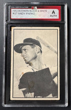 Load image into Gallery viewer, 1953 Bowman MLB #57 Andy Pafko Milwaukee Braves Baseball Card KSA Vintage