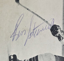 Load image into Gallery viewer, 1970 Ron Stewart New York Rangers Autographed Media Guide Page Signed NHL