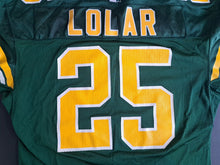 Load image into Gallery viewer, Morries Lolar Game Used Edmonton Eskimos CFL Starter Grey Cup Football Jersey