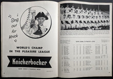 Load image into Gallery viewer, 1958 World Series Game 3 Milwaukee Braves New York Yankees Baseball Program MLB
