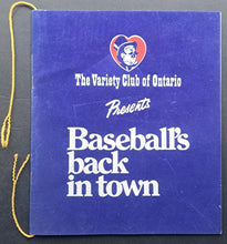 Load image into Gallery viewer, 1977 Monty Hall Autographed Signed Baseball's Back in Town Program MLB JSA