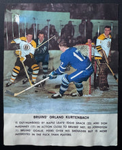 Load image into Gallery viewer, 1964/65 Toronto Star Hockey Photo Bruins Orland Kurtenbach Contest On Reverse