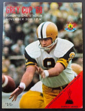 Load image into Gallery viewer, 1968 Grey Cup Program Ottawa Rough Riders Calgary Stampeders Vic Washington Vtg