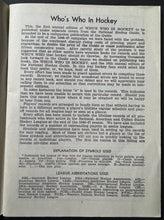 Load image into Gallery viewer, Who's Who In Hockey 1948 Compliments Of The NHL Hockey Booklet Dit Clapper Vtg