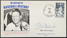Load image into Gallery viewer, 1984 Stan Musial St Louis Cardinal Signed First Day Cover Cachet Baseball