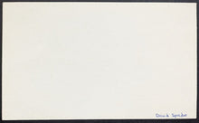 Load image into Gallery viewer, 1994 David Spade Autographed Index Card Signed Cut Saturday Night Live JSA COA