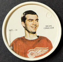 Load image into Gallery viewer, 1968/69 Brian Conacher Detroit Red Wings Shirriff Hockey Coin NHL Short Print