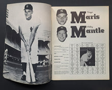 Load image into Gallery viewer, 1962 Pictorial Baseball Magazine Roger Maris + Mickey Mantle Vintage MLB