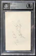 Load image into Gallery viewer, Earvin Magic Johnson Signed Autographed Cut LA Lakers NBA Hall Of Fame Beckett