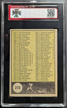 Load image into Gallery viewer, 1961 3th Series Checklist Topps Vintage Baseball Card #189 Graded KSA 7 NM