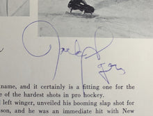 Load image into Gallery viewer, 1970/1971 Jack Egers New York Rangers Autographed Signed Media Page NHL Hockey