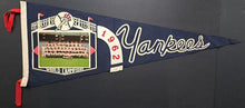 Load image into Gallery viewer, 1962 New York Yankees World Series Champions Full Team Photo Pennant Vtg MLB