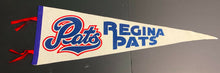 Load image into Gallery viewer, Vintage Regina Pats Felt Pennant Western Hockey League WHL 36" Rare Variation