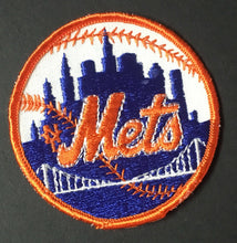 Load image into Gallery viewer, Vintage New York Mets Jersey Patch MLB Baseball Logo Unused Amazin Mets 3"