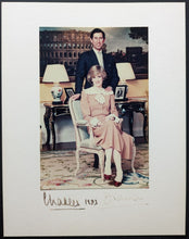 Load image into Gallery viewer, King Charles III Autographed Signed Photo + Princess Diana JSA Royalty Vintage