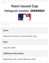 Load image into Gallery viewer, 2020 Toronto Blue Jays Jackie Robinson Day Team Issued Baseball Hat Size 7 MLB