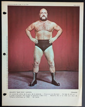 Load image into Gallery viewer, c1972 Lot of 22 Different Wrestling Photos Issued by Dimanche Vintage Sports