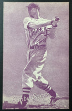Load image into Gallery viewer, Baseball Hall Of Famer Bobby Doerr Red Tint Exhibit Card #24 Boston Red Sox MLB